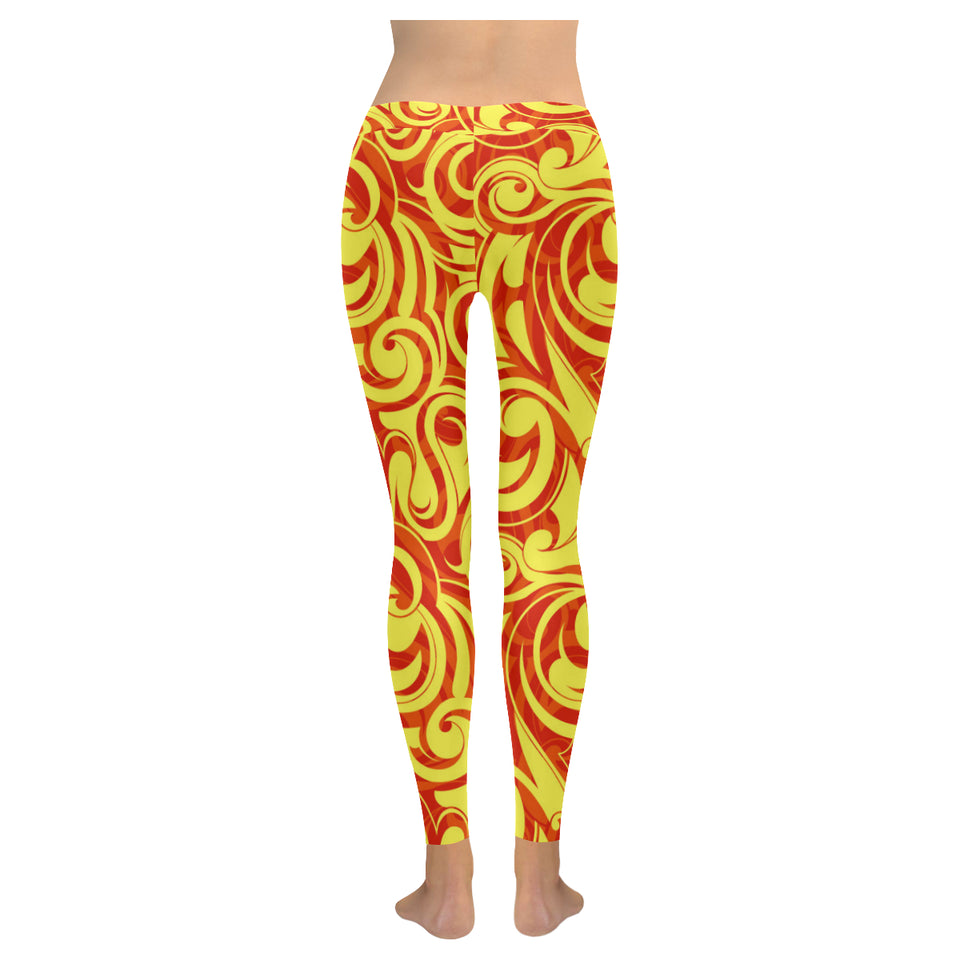 Fire flame design pattern Women's Legging Fulfilled In US
