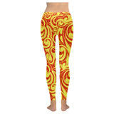 Fire flame design pattern Women's Legging Fulfilled In US