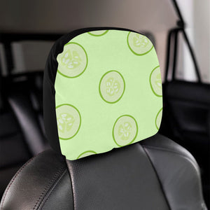 Cucumber pattern Car Headrest Cover
