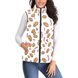 peanuts pattern background Women's Padded Vest