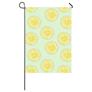 slice of lemon pattern House Flag Garden Flag