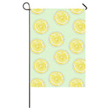 slice of lemon pattern House Flag Garden Flag