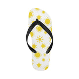 Sun pattern Unisex Flip Flops