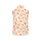 Squirrel Pattern Print Design 05 Women's Padded Vest