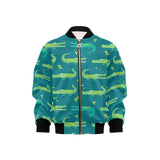 Crocodile pattern Kids' Boys' Girls' Bomber Jacket
