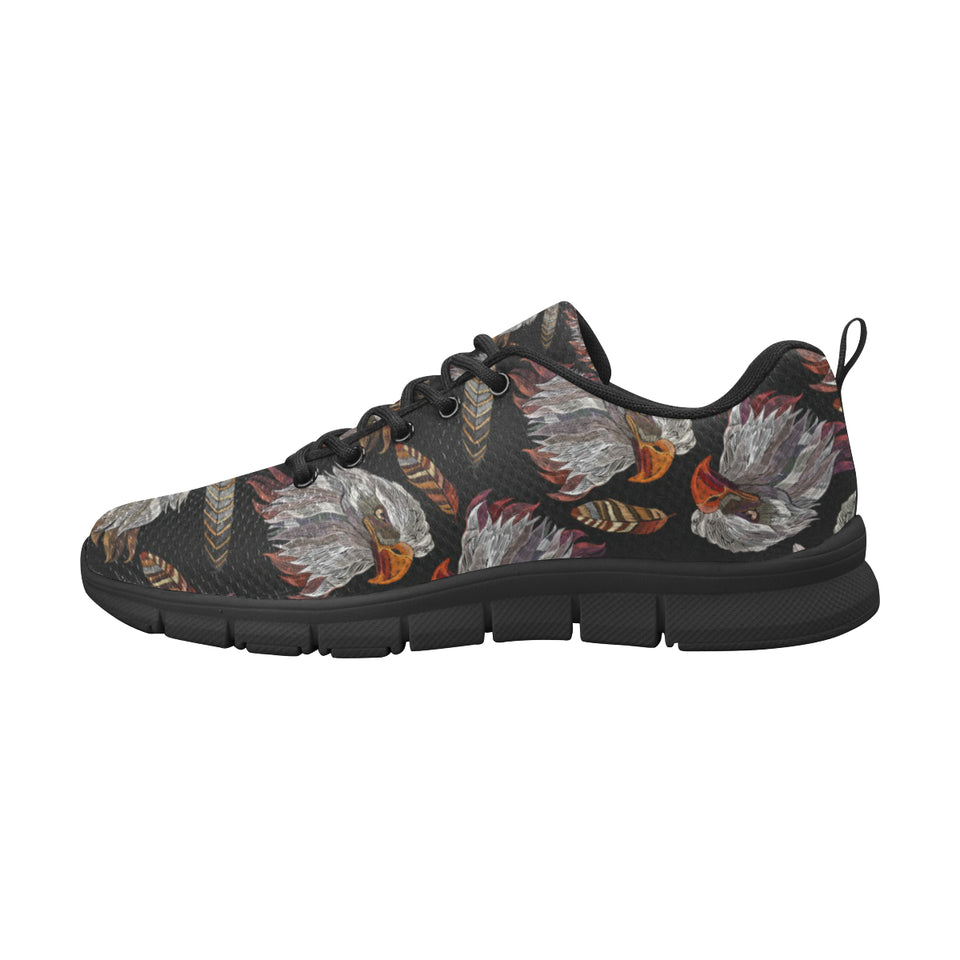 Eagle Pattern Print Design 05 Men's Breathable Sneakers ( Model 055)