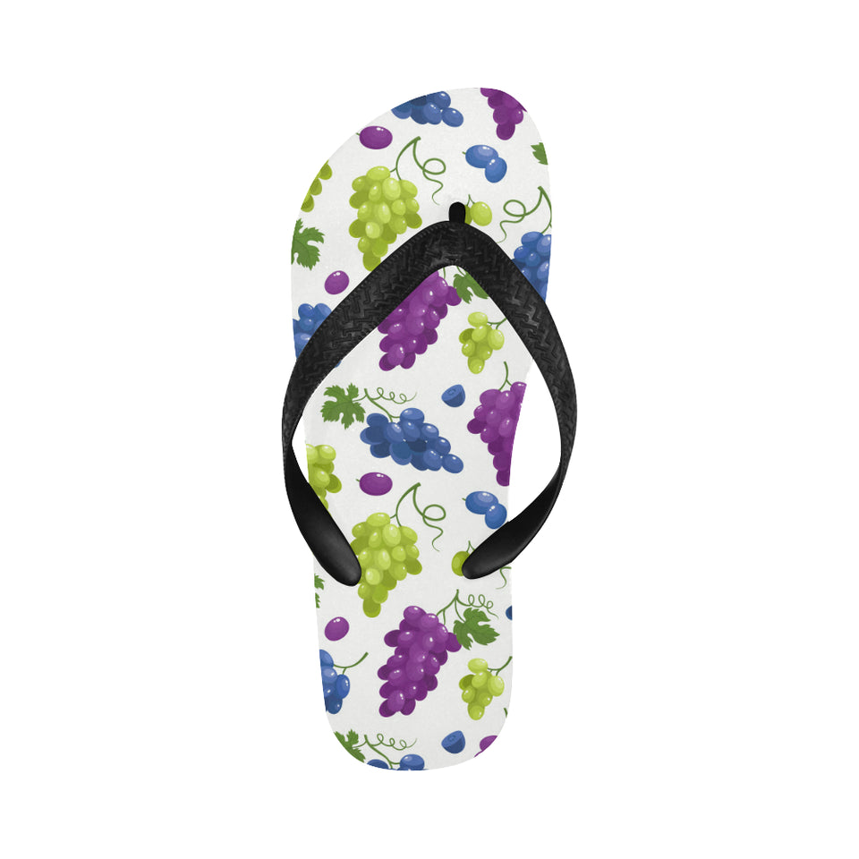Grape pattern Unisex Flip Flops