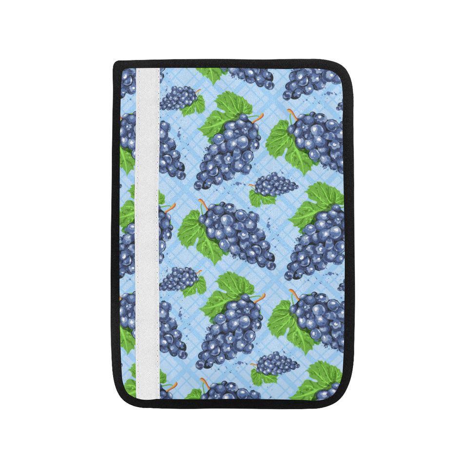 Watercolor grape pattern Car Seat Belt Cover
