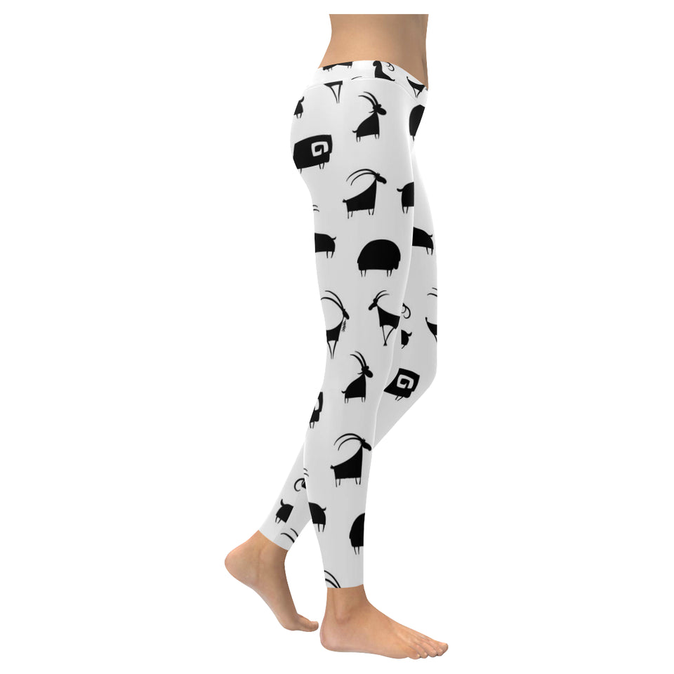 Goat ram pattern Women's Legging Fulfilled In US