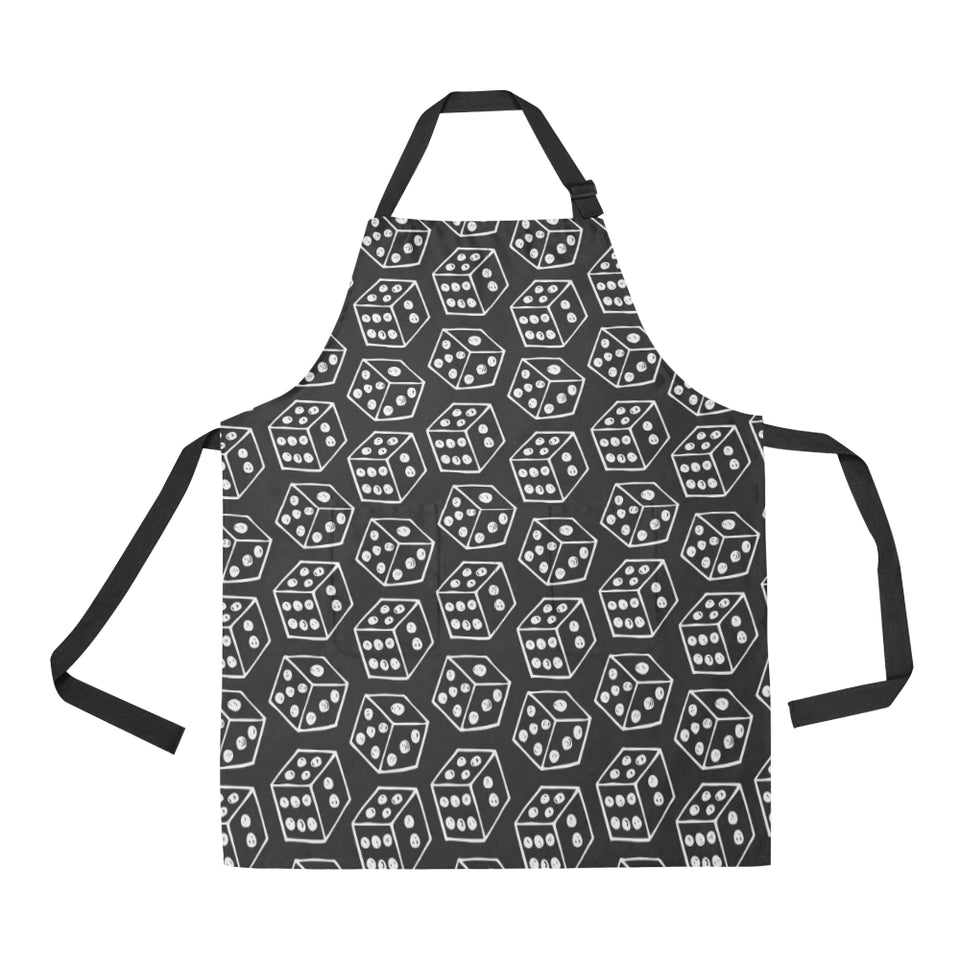 Dice Pattern Print Design 01 All Over Print Adjustable Apron