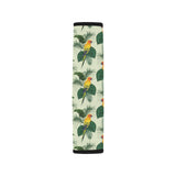 Beautiful parrot palm leaves pattern Car Seat Belt Cover