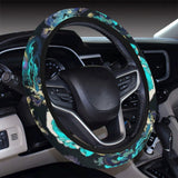 Dragon sea wave pattern Car Steering Wheel Cover