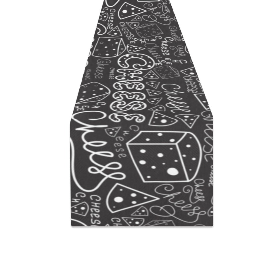 Handwritten cheese pattern Table Runner