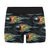 Bowling balls flame pattern Men's All Over Print Boxer Briefs Men's Underwear