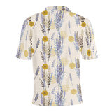 Lavender modern pattern blackground Men's All Over Print Polo Shirt