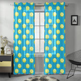 Tennis Pattern Print Design 05 Gauze Curtain