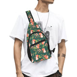 Squirrel Pattern Print Design 03 All Over Print Chest Bag