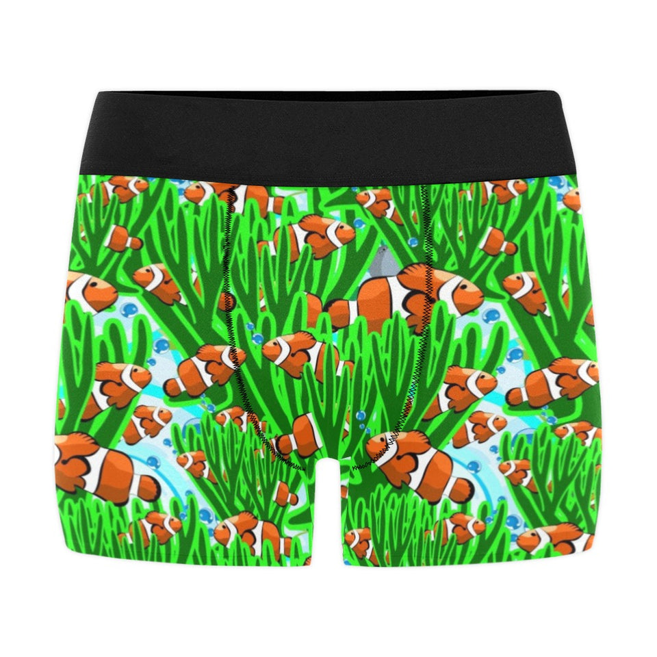 Clown Fish Pattern Print Design 01 Men's All Over Print Boxer Briefs Men's Underwear