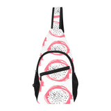 Hand drawn dragon fruit All Over Print Chest Bag