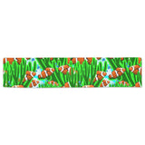 Clown Fish Pattern Print Design 01 Table Runner