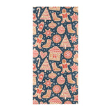 Christmas gingerbread cookie pattern Beach Towel
