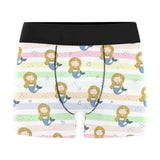 Cute hand drawn mermaid Men's All Over Print Boxer Briefs Men's Underwear