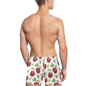 Red apples pattern Men's Swimming Trunks