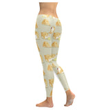 Cute fat shiba inu dog pattern Women's Legging Fulfilled In US