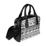 Camel polynesian tribal pattern Shoulder Handbag
