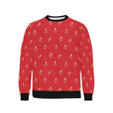 strawberry texture skin pattern Men's Crew Neck Sweatshirt