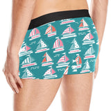 Cute sailboat pattern Men's All Over Print Boxer Briefs Men's Underwear