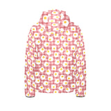 Fried Eggs Pattern Print Design 03 Kids' Boys' Girls' Padded Hooded Jacket