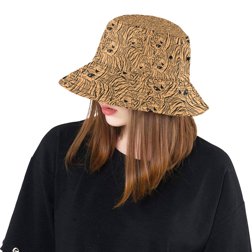 Bengal tigers pattern Unisex Bucket Hat