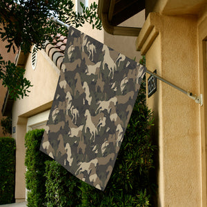 Horse Camouflage Pattern House Flag Garden Flag