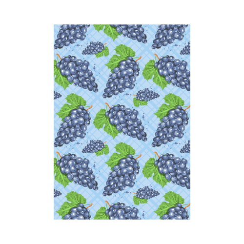 Watercolor grape pattern House Flag Garden Flag