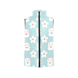 Maneki neko cat sakura Men's Padded Vest