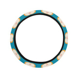 Guinea Pig Pattern Print Design 03 Car Steering Wheel Cover