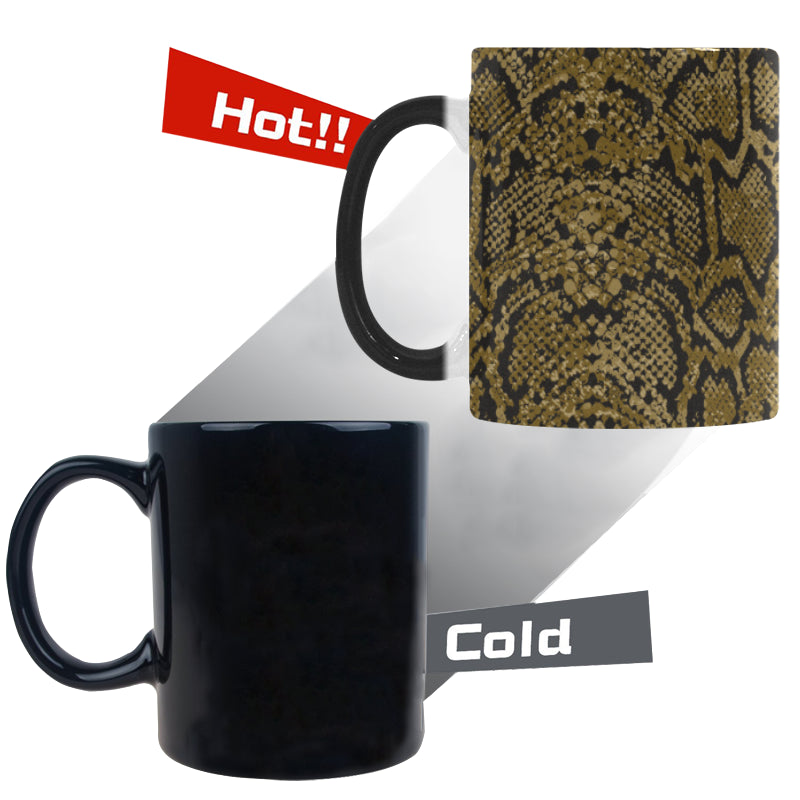 Snake skin pattern Morphing Mug Heat Changing Mug