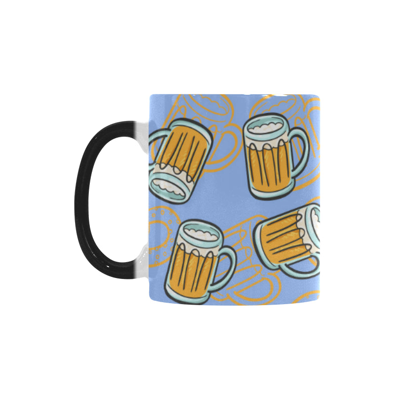 Beer pattern Morphing Mug Heat Changing Mug