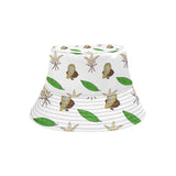 Color hand drawn cacao pattern Unisex Bucket Hat