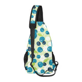blueberry flower pattern All Over Print Chest Bag