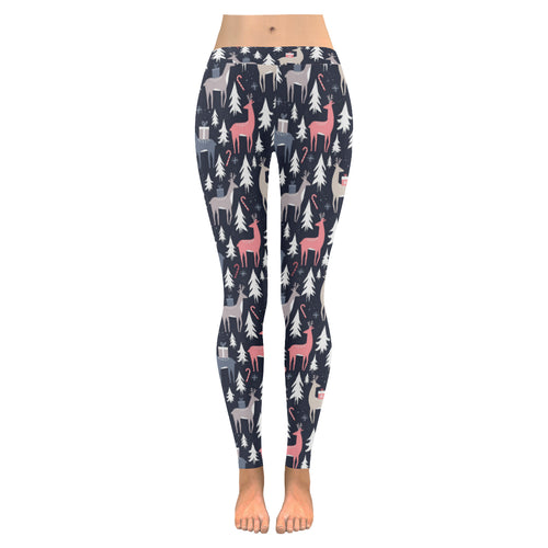 Deers Winter Christmas pattern Women's Legging Fulfilled In US