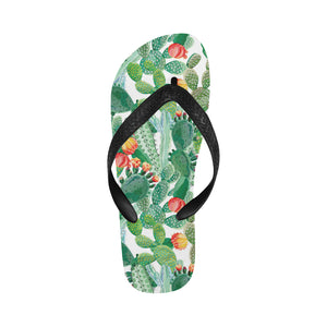 Cactus design pattern copy Unisex Flip Flops