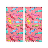 Colorful wrapped candy pattern Gauze Curtain