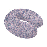 Indian Batik Style pattern U-Shaped Travel Neck Pillow