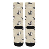 Cute Siberian Husky Crew Socks