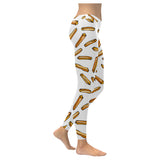 French fries potato pattern Women's Legging Fulfilled In US