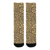 Leopard skin print Crew Socks