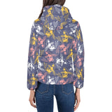 Koi Fish Carp Fish pattern Women's Padded Hooded Jacket