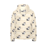 Cute Siberian Husky Kids' Boys' Girls' Padded Hooded Jacket